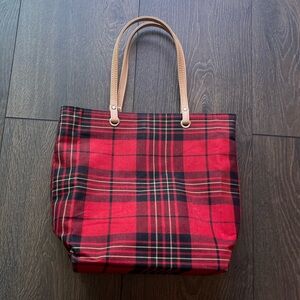 Lancome Plaid Tote Bag
